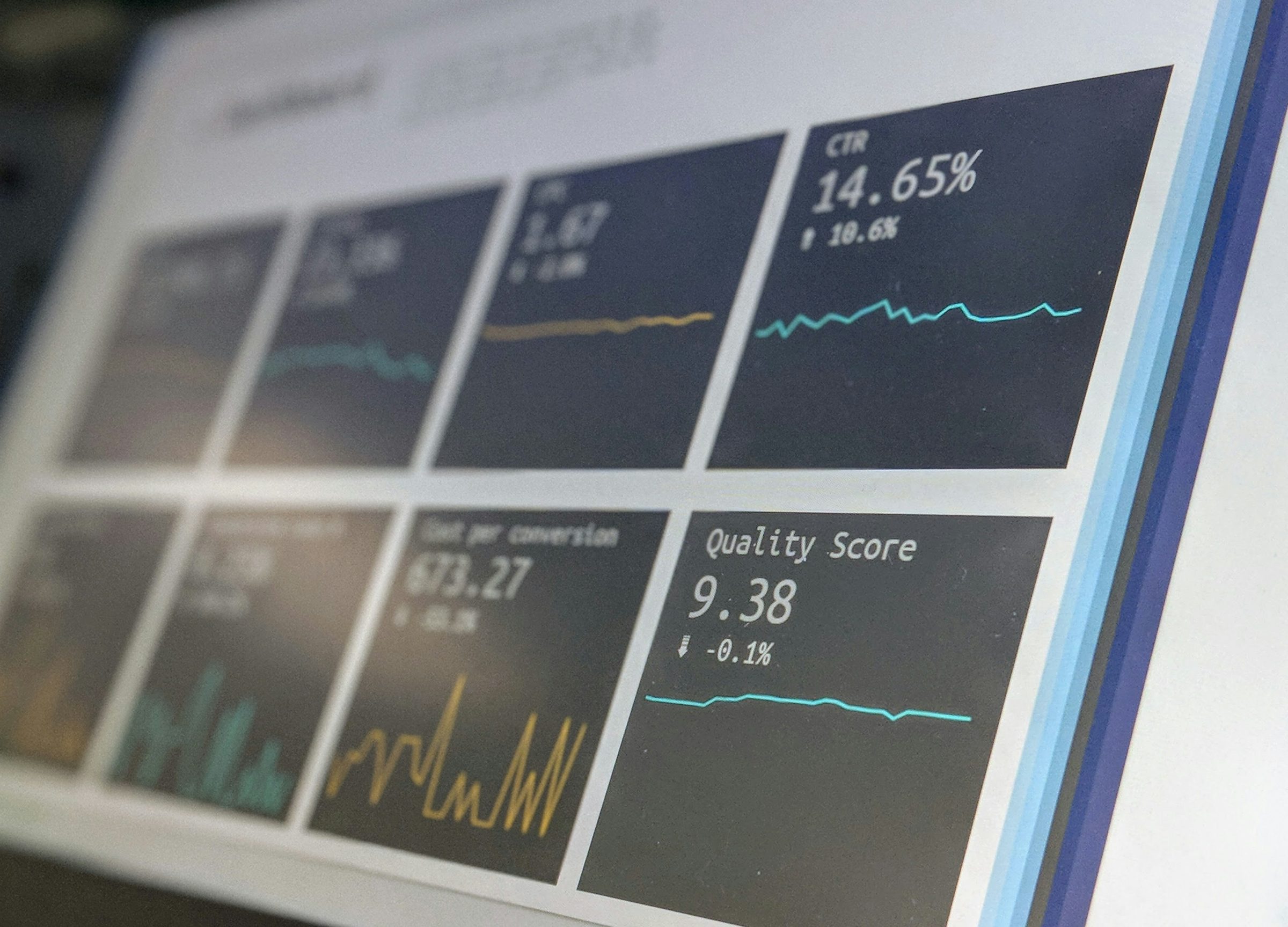 Financial monitoring screen. Photo: Stephen Dawson / Unsplash