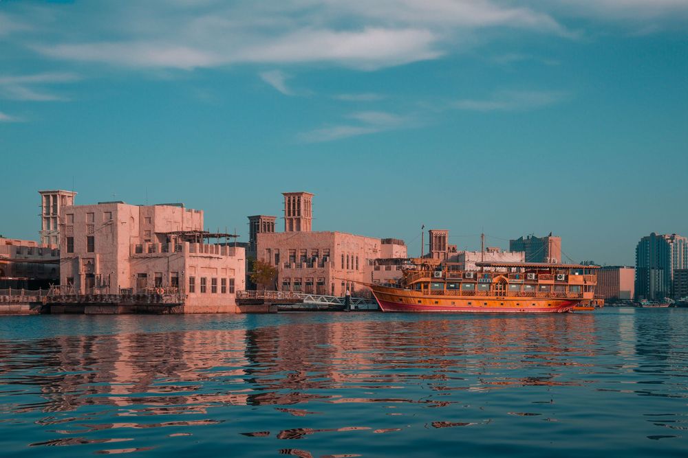 A traditional dhow on Dubai Creek. Photo: Walid Ahmad / Pexels